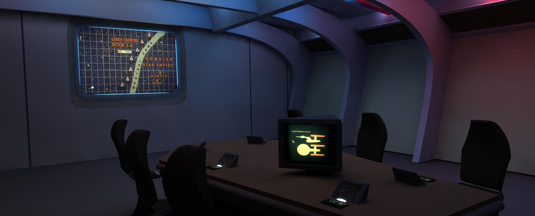 USS Defiant Conference Room 2c by TodayV4 on DeviantArt