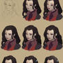 Asami Fanart Step by Step