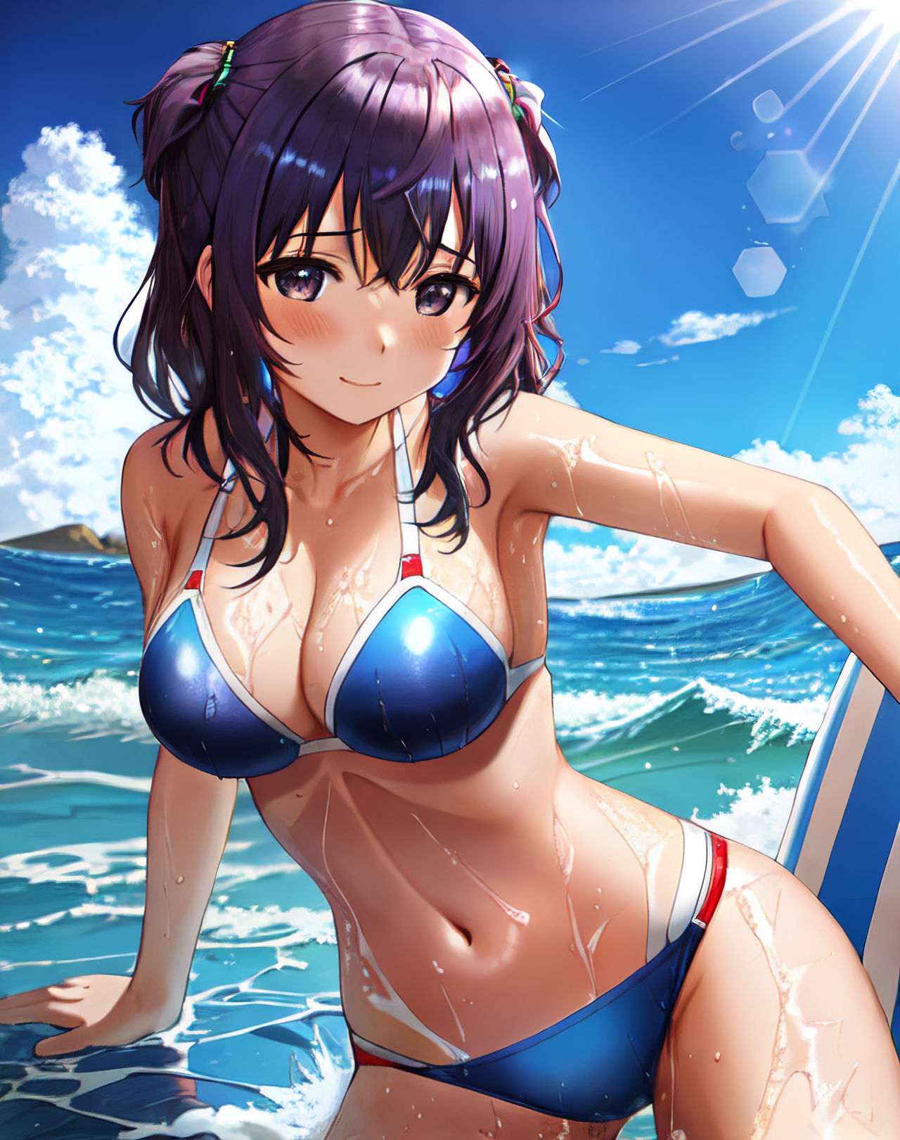 Surfer Bikini Anime Girl By WaifuWorldArt On DeviantArt surfer-bikini-anime-girl-by-waifuworldart-on-deviantart