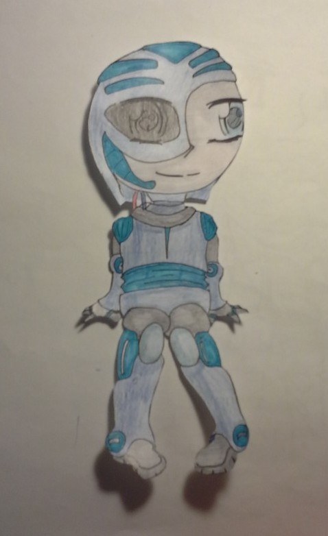 Robin the Cyborg Chibi