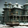 Old Winter Mansion - Stock