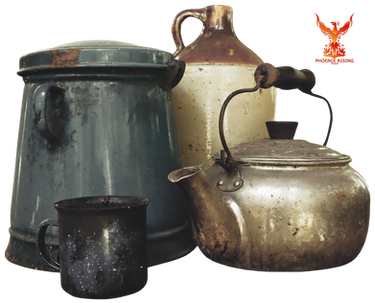 Old Kettle And Pot - Stock