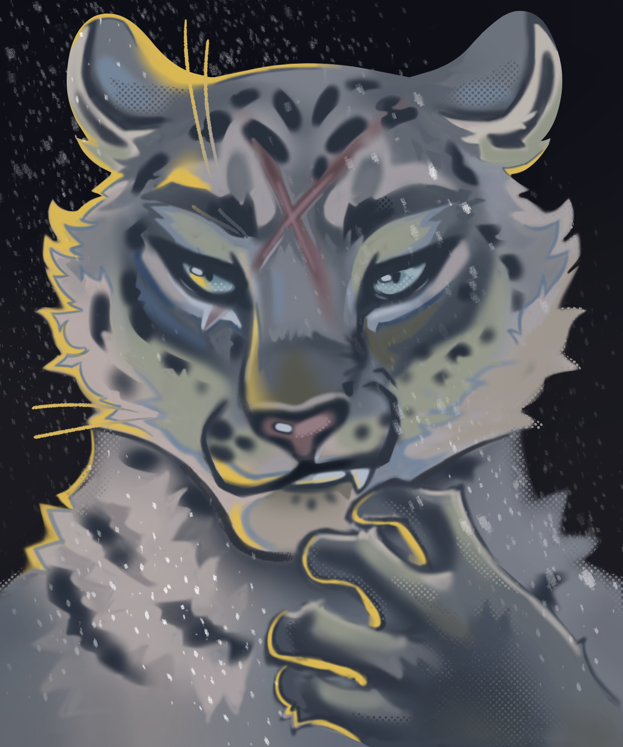 Snow Leopard by TeoNocturnal on DeviantArt