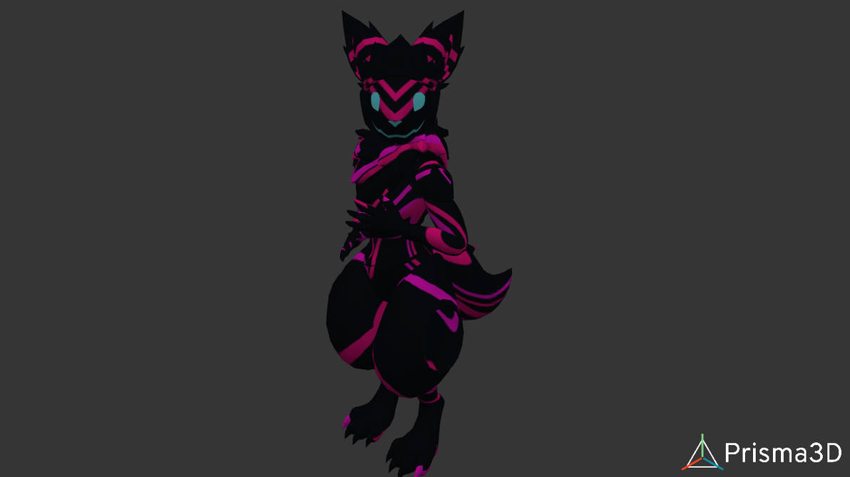 black with pink stripes protogyn by auroraalex on DeviantArt
