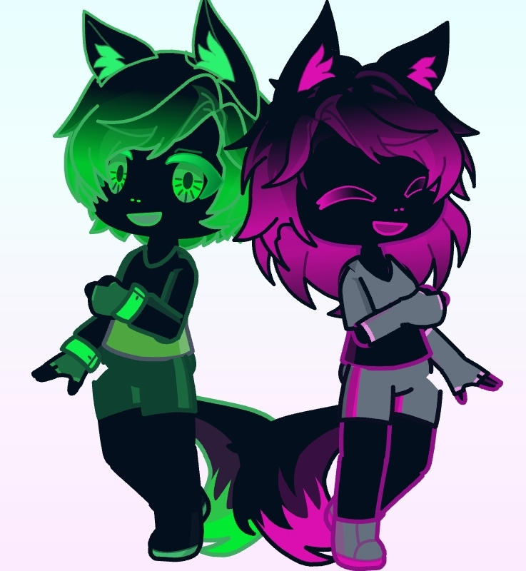 green and pink protogyn by auroraalex on DeviantArt