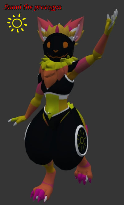 Sunni the protogyn (prisma3d) by auroraalex on DeviantArt