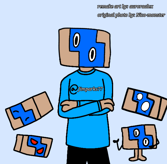 Boxed Humans Refrence Boxy (human-like version) (mascot4some1nschannel) by auroraalex on ...