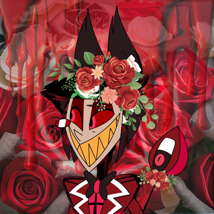 Alastor HH PV PFP (made on adobe express) by auroraalex on DeviantArt