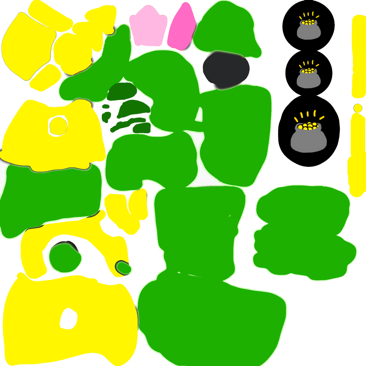 Lucky`s texture (messy base) by auroraalex on DeviantArt