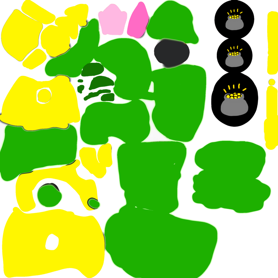 Lucky`s texture (messy base) by auroraalex on DeviantArt
