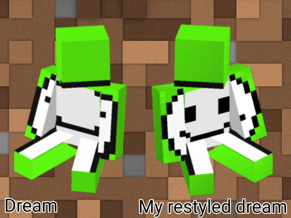 i redesigned dreams minecraft skin by auroraalex on DeviantArt