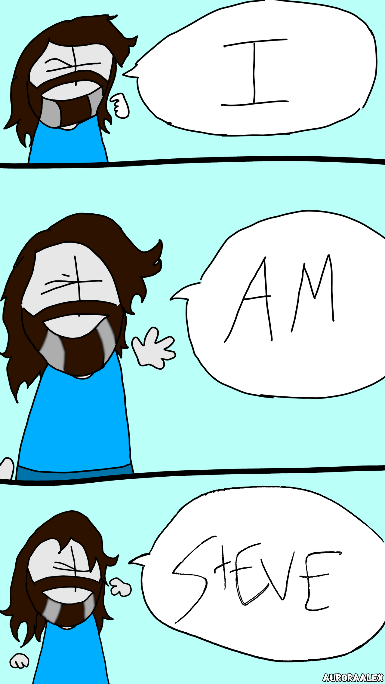 I AM STEVE (madness combat/Minecraft movie)