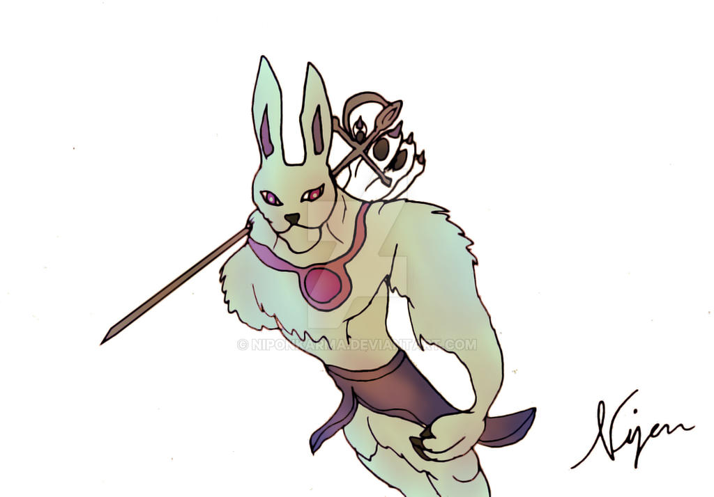 Deviantart Rabbit Rampage the rabbit warrior by Niponkarma on DeviantArt