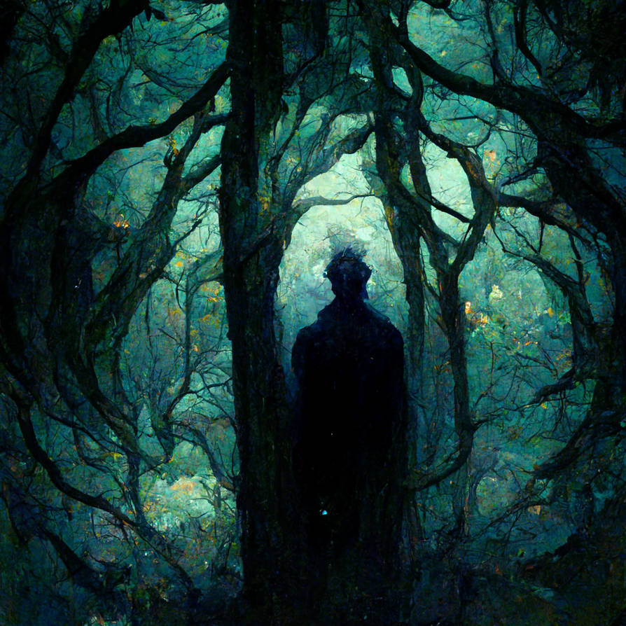 Spirit hiding in the middle of the forest by TheNocturnalSpirit on ...