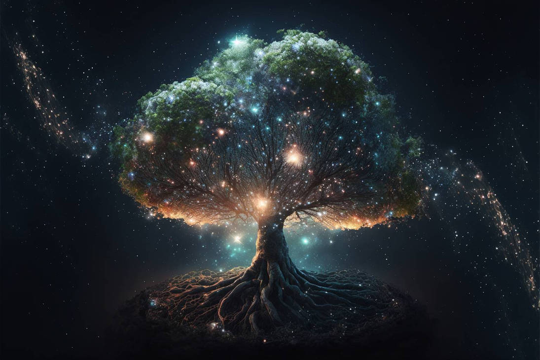 Stars made tree by TheNocturnalSpirit on DeviantArt