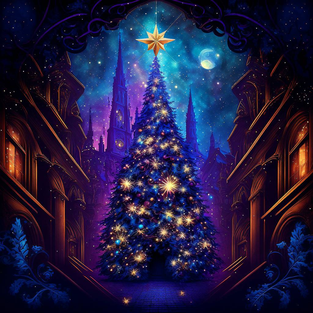 Christmas tree by TheNocturnalSpirit on DeviantArt
