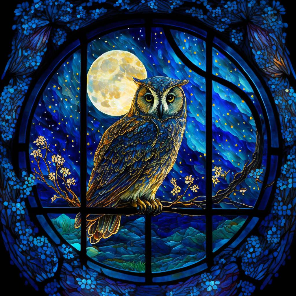 Stained Glass Owl By TheNocturnalSpirit On DeviantArt stained-glass-owl-by-thenocturnalspirit-on-deviantart