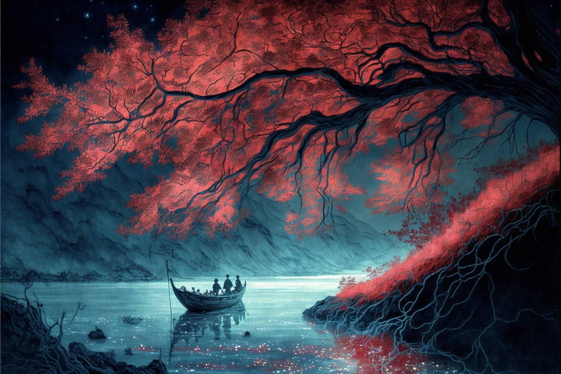 Under the branches of the trees by TheNocturnalSpirit on DeviantArt