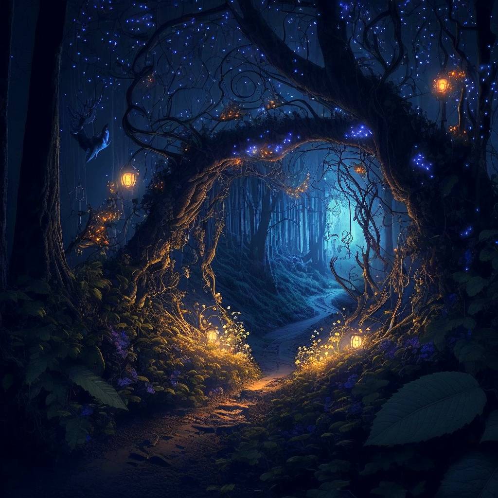 Magic forest by TheNocturnalSpirit on DeviantArt