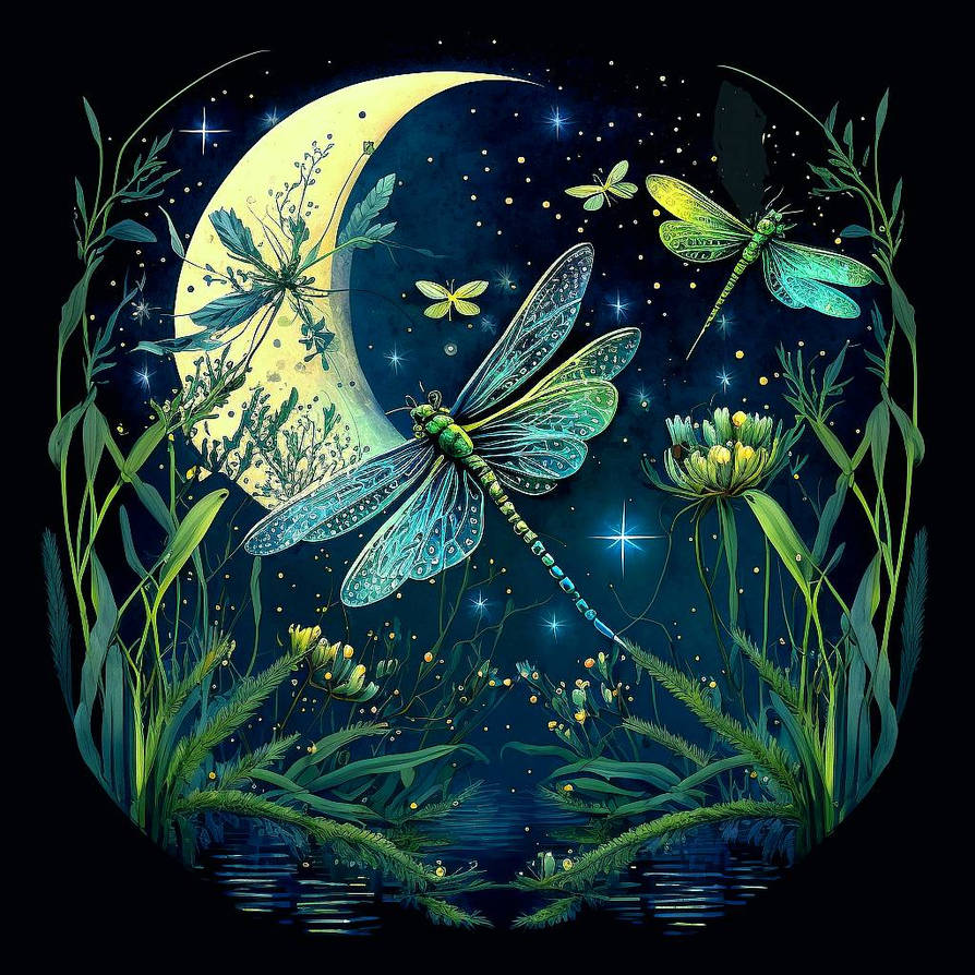 Dragonflies by TheNocturnalSpirit on DeviantArt