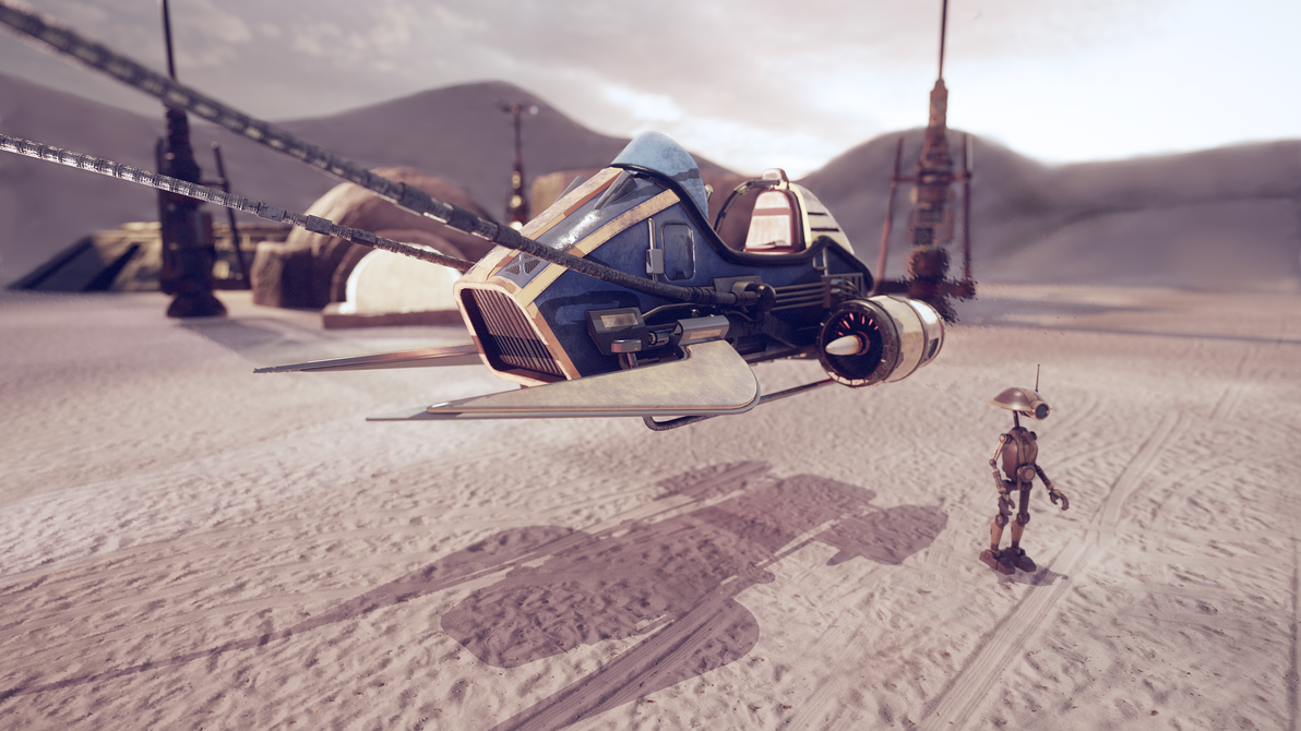 Podracer by EugenRybakov on DeviantArt