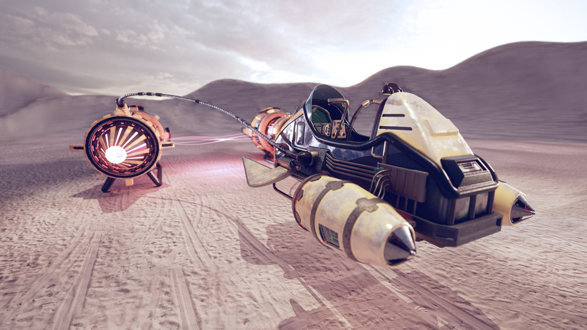 Podracer by EugenRybakov on DeviantArt