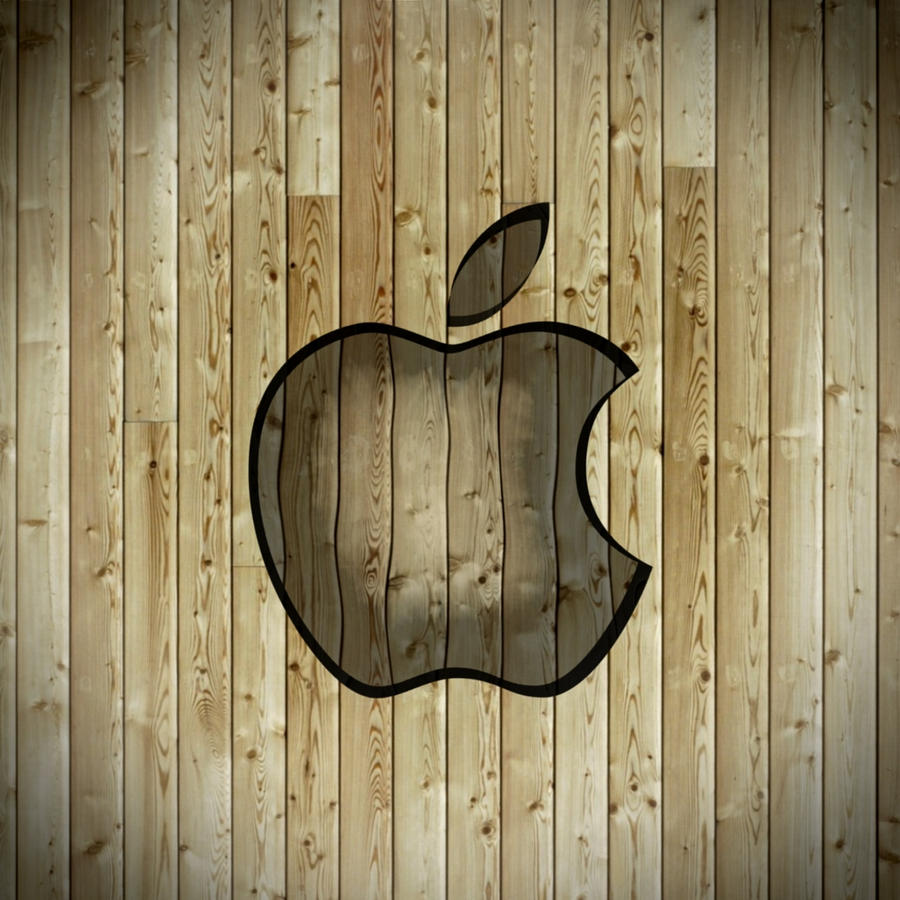 iPad Apple Wallpaper Wood