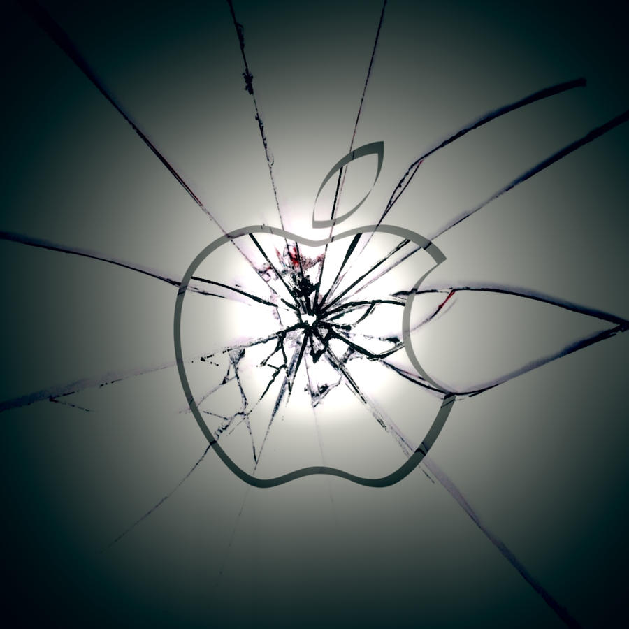 iPad Apple Wallpaper Shattered