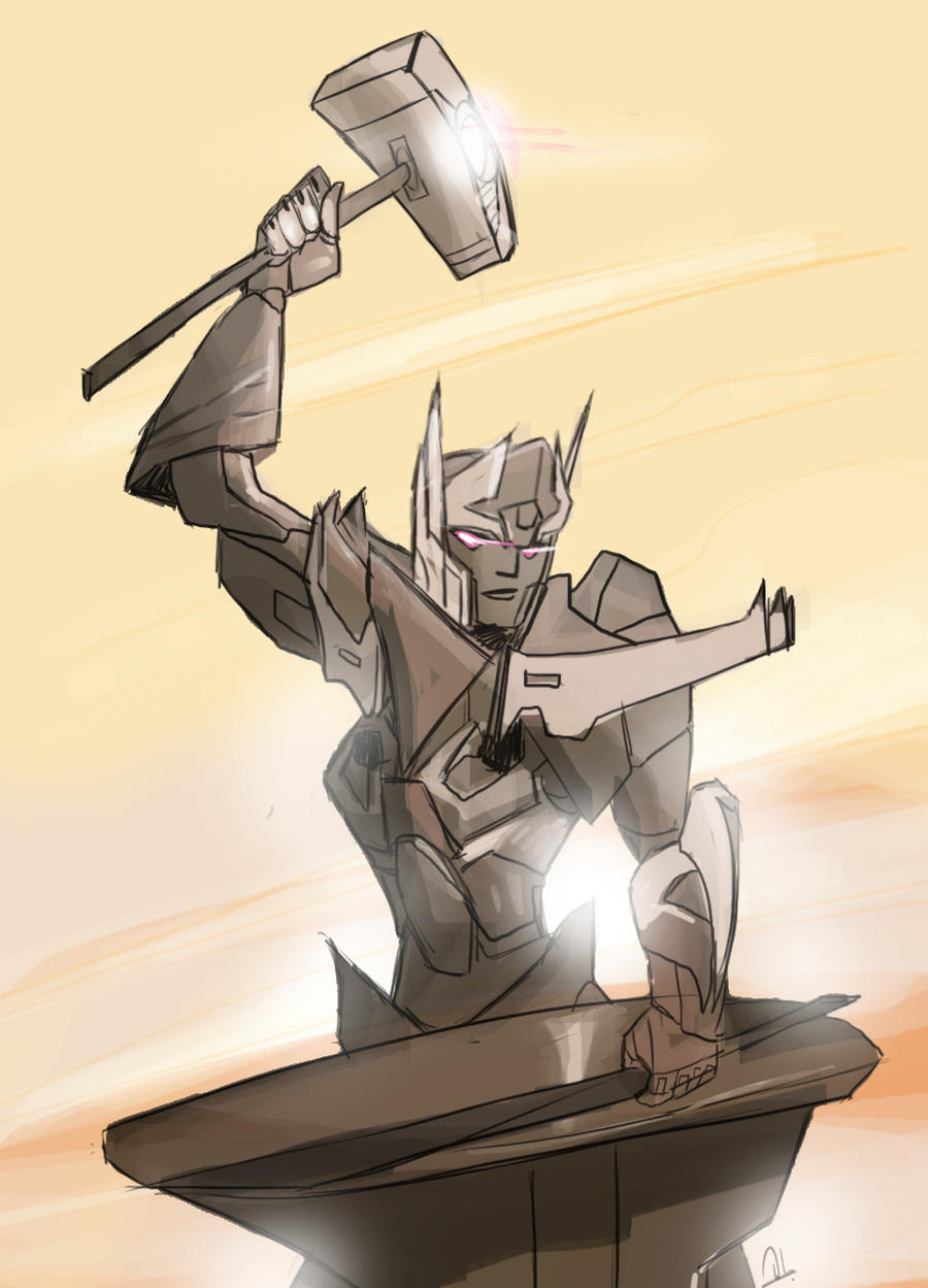 Solus prime statue by Moontowhee on DeviantArt