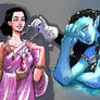 Tsireya and princess Dala - character studies