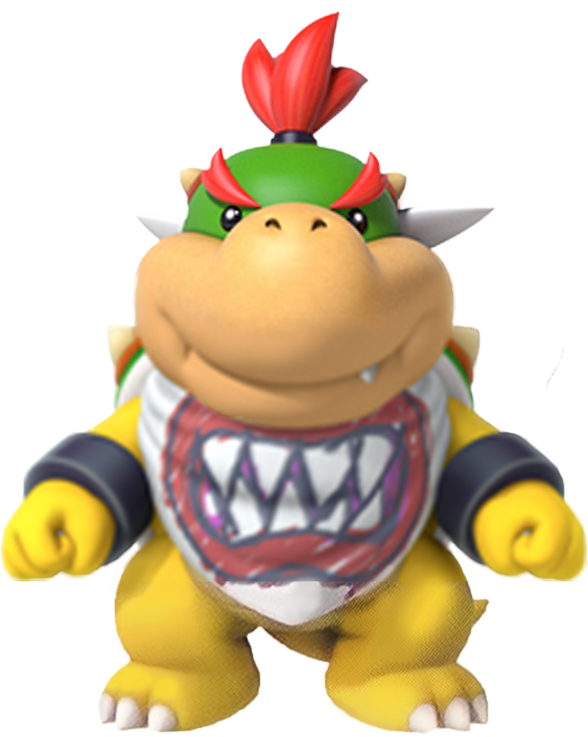 New bowser and bowser jr renders : r/Mario