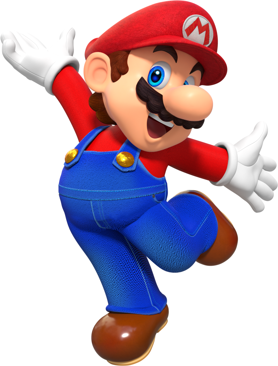 Happy Mario Render! by ShineSpriteGamer on DeviantArt