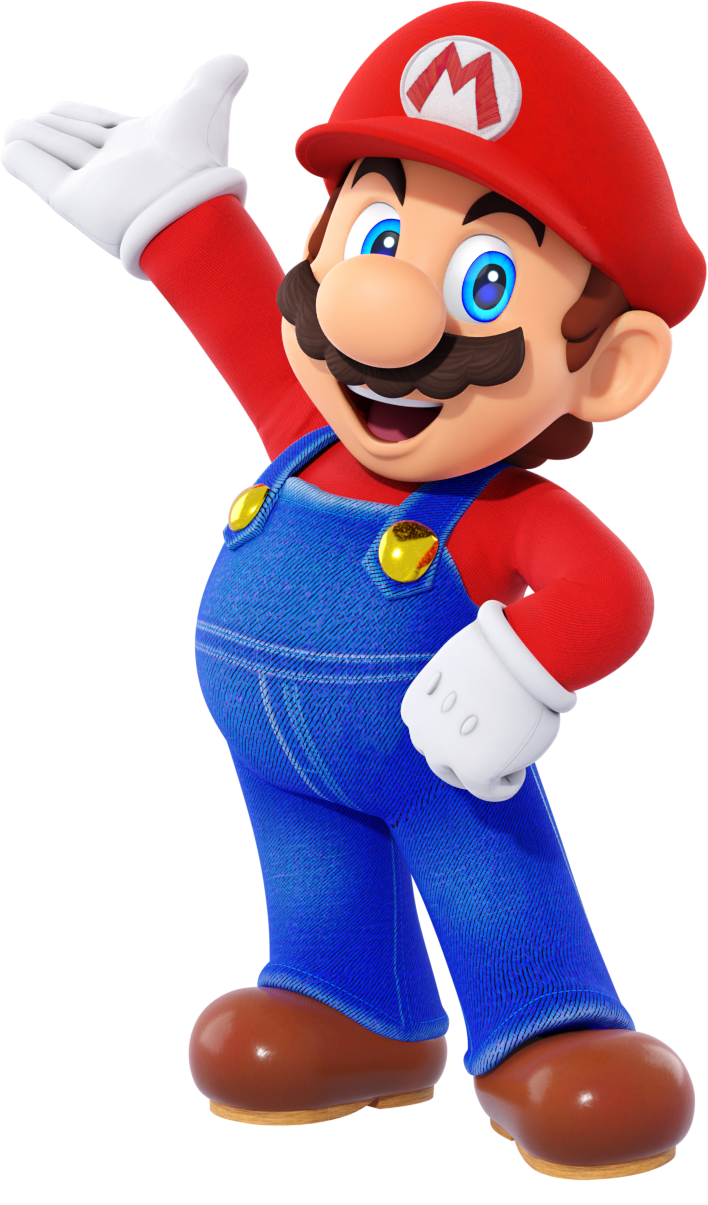 Mario Presenting Render Remake by ShineSpriteGamer on DeviantArt