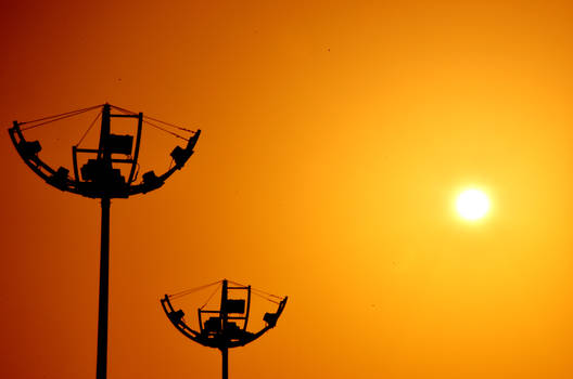 silhouette Street Lamp