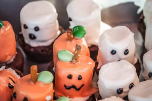 Pumpkin and Ghost bites