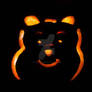 2020 Pooh pumpkin (at night)