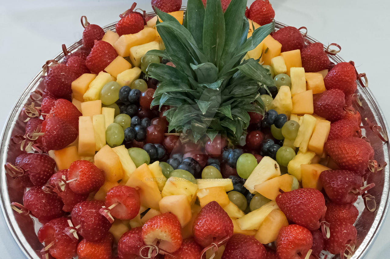 fruit kabob plate