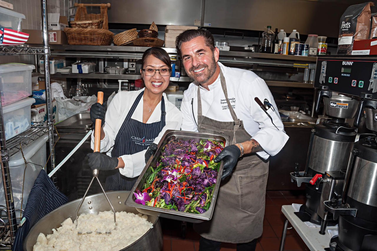 Chef James and his wife Ruth