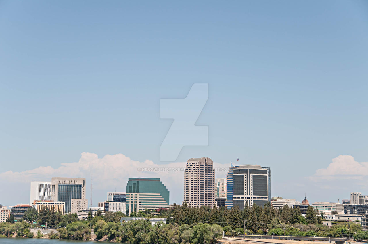Sacramento city skyline