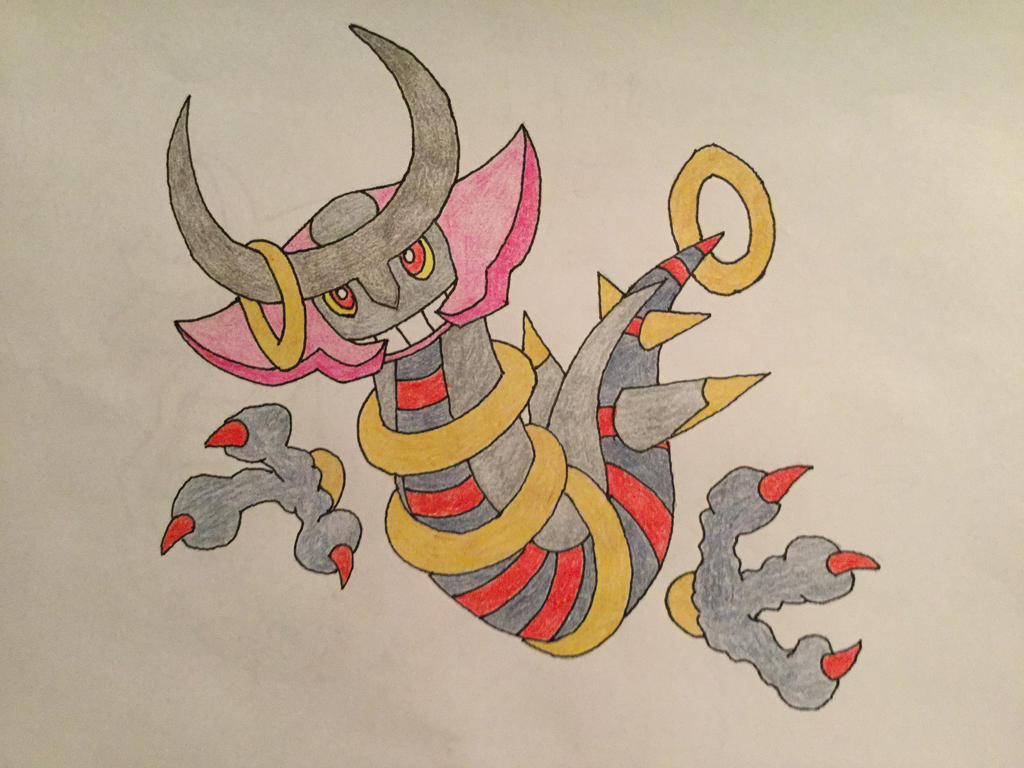 giratina and giratina (pokemon and 1 more) drawn by shuga_(mhwii