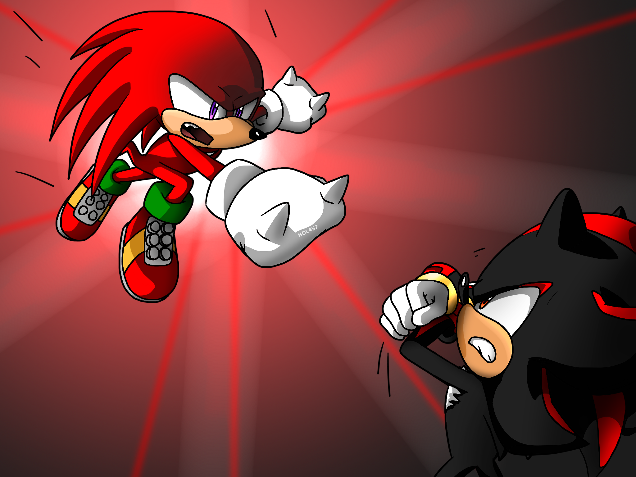 Shadow vs Knuckles