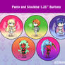 Panty and Stocking Buttons