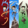 Legend of Korra Chibi Bookmarks