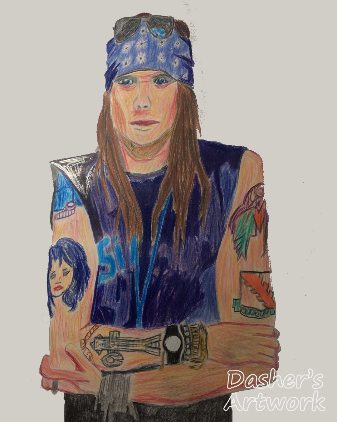 Axlhart Deviantart Axl Rose by DashersArtwork on DeviantArt