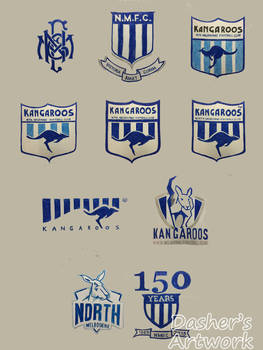North Melbourne Football Club logos
