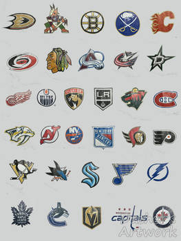 Logo Drawings: All current NHL teams