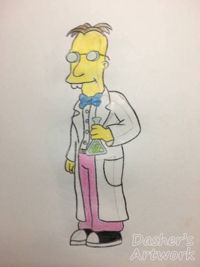 Profeeor Frink Professor Jonathan Frink by DashersArtwork on DeviantArt