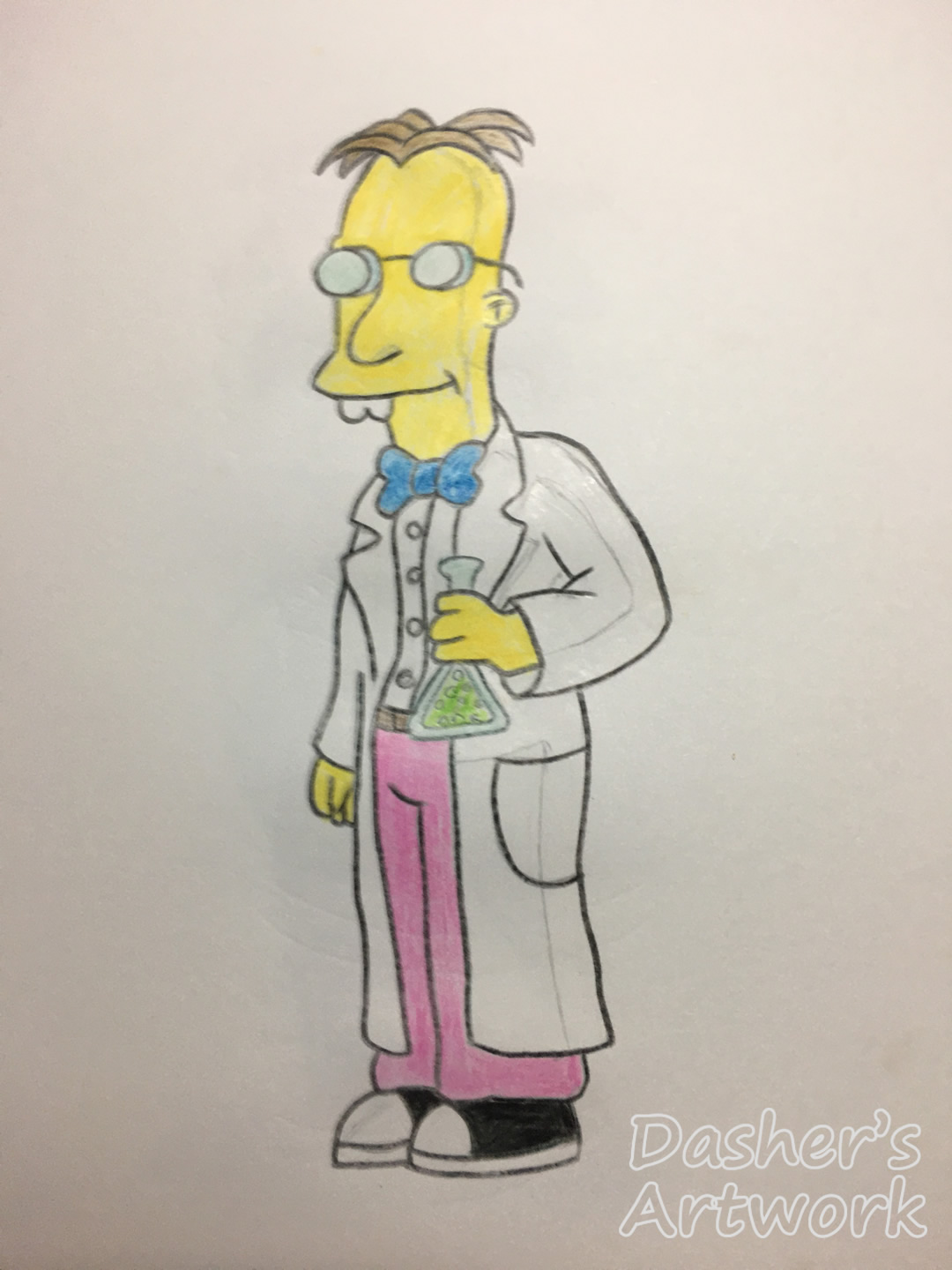 Profeeor Frink Professor Jonathan Frink by DashersArtwork on DeviantArt