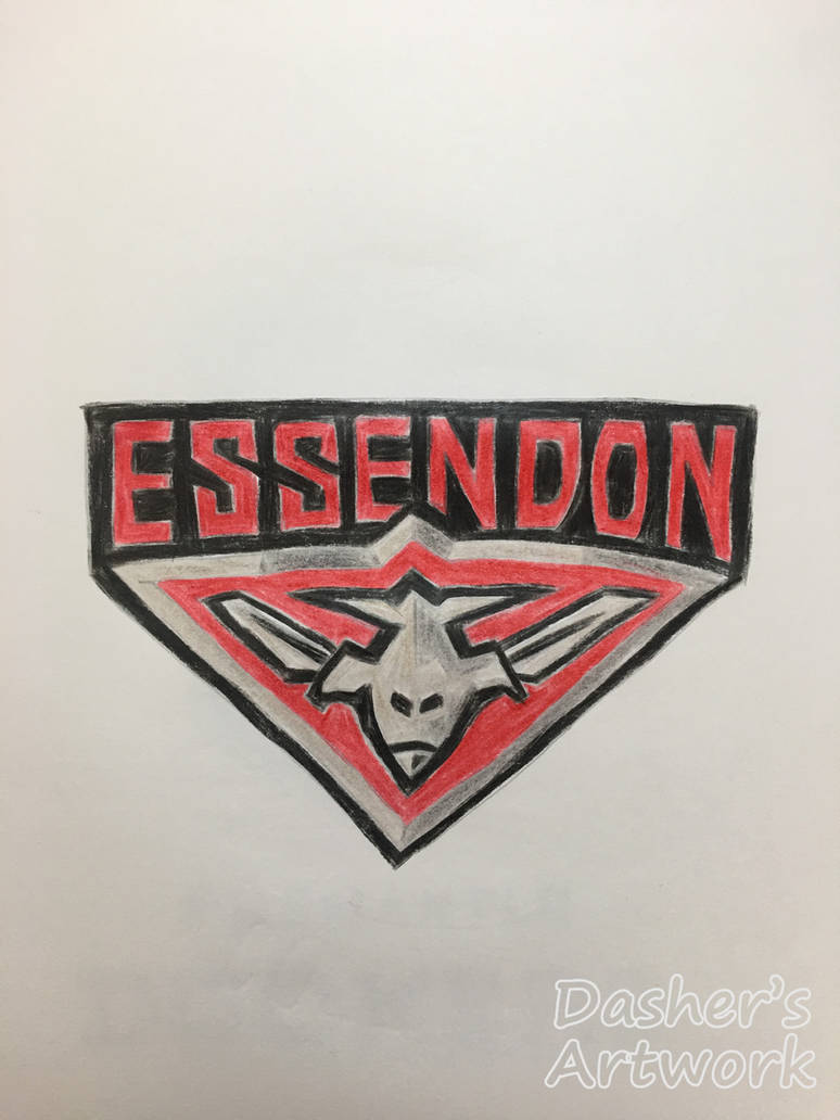 Essendon Coloring In Essendon Bombers by DashersArtwork on DeviantArt