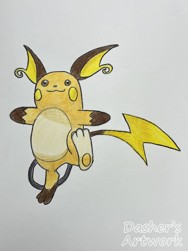 Raichu by DashersArtwork on DeviantArt